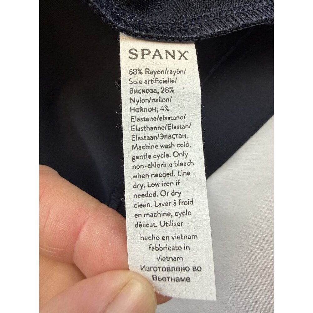NWT Spanx Perfect A-Line 3/4 Sleeve Dress XL in Navy - Picture 5 of 8